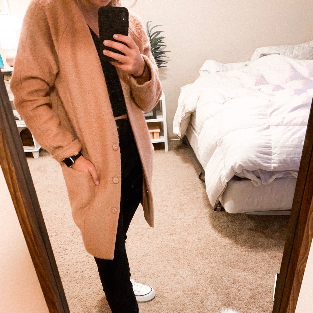 long camel coat